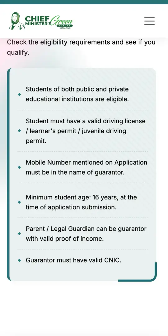 Who can apply: students aged 16+, public or private institutions Step 3 of 4: Who can apply: students aged 16+, public or private institutions