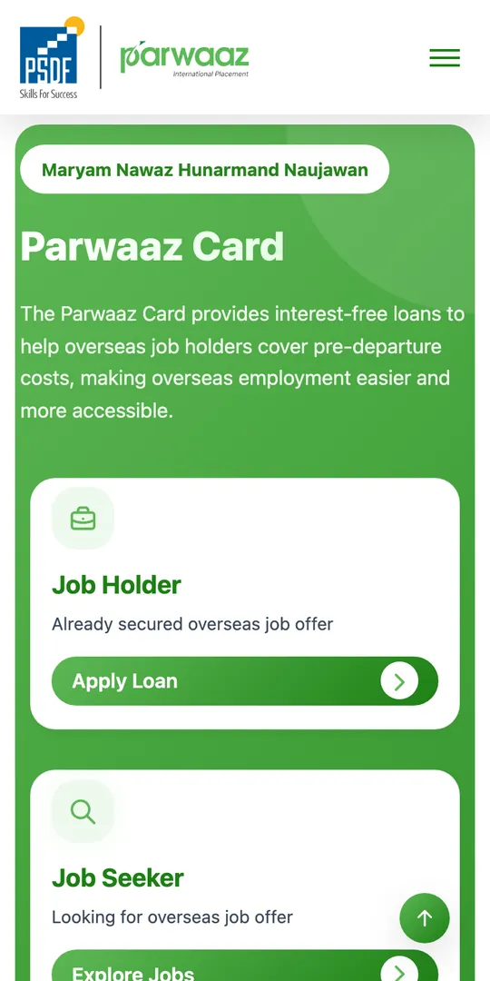 Already have a job offer abroad? Tap Apply Loan Step 1 of 3: Already have a job offer abroad? Tap Apply Loan