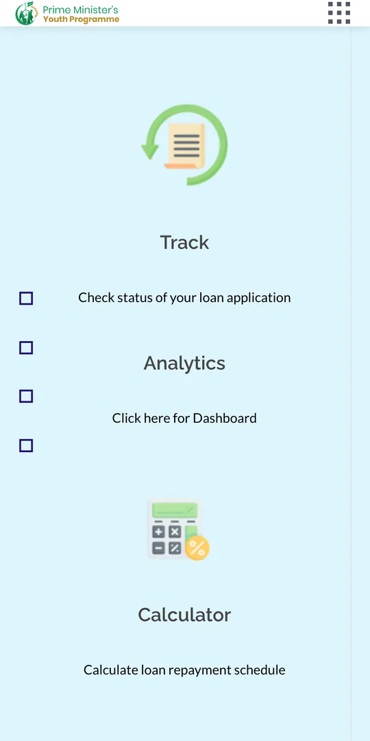 Use Track to check your loan application Step 3 of 3: Use Track to check your loan application